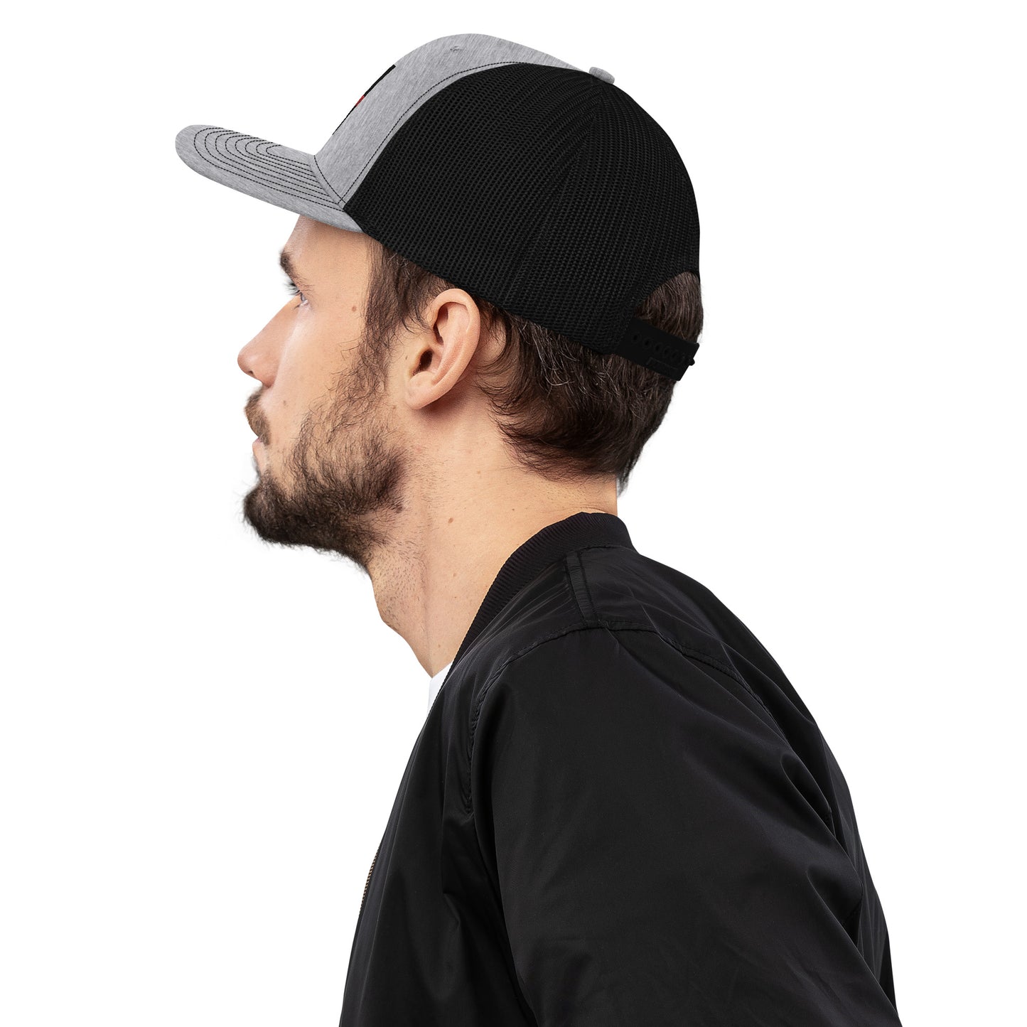 Canadian Thin Red Line Richardson Trucker Snapback Cap