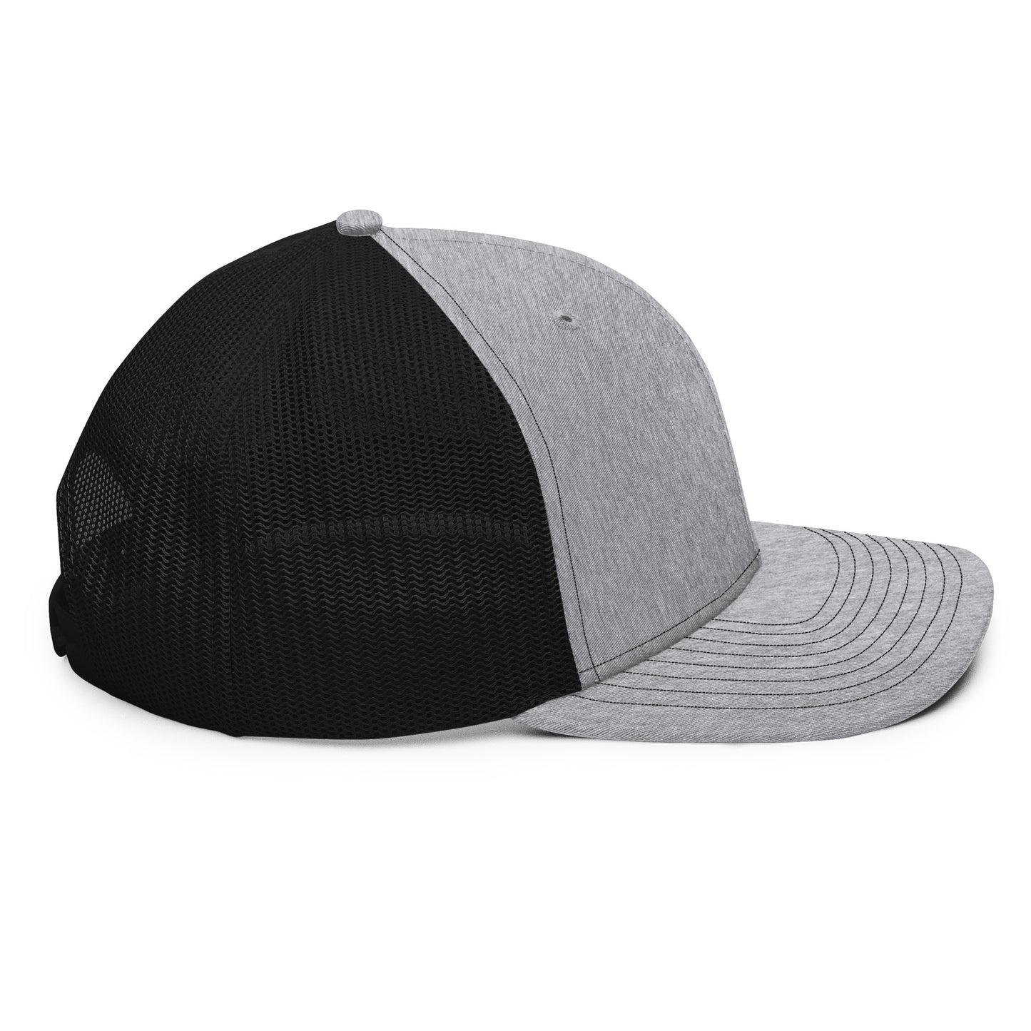 911 Duty Gear Logo Police Fire EMS Grey Richardson Mesh Cap