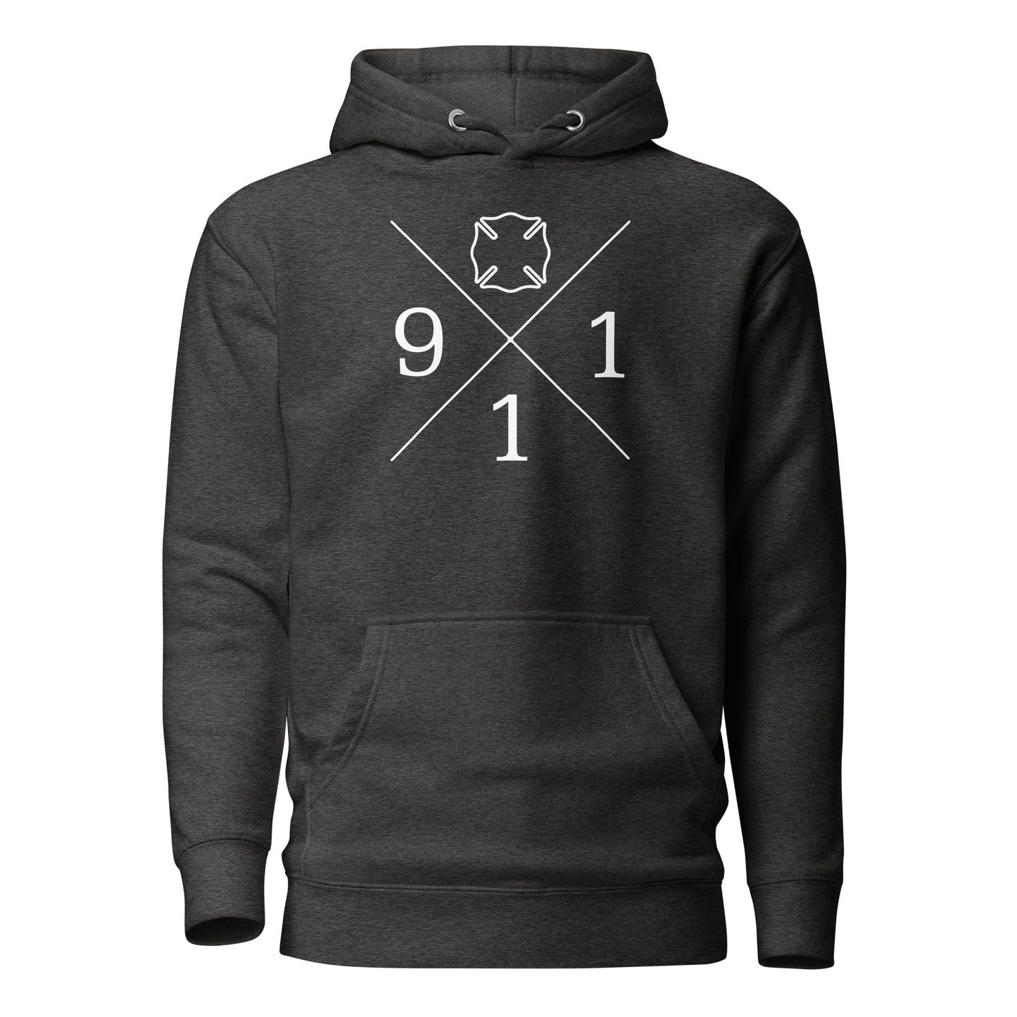 Maltese Cross 911 Firefighter Unisex Hoodie