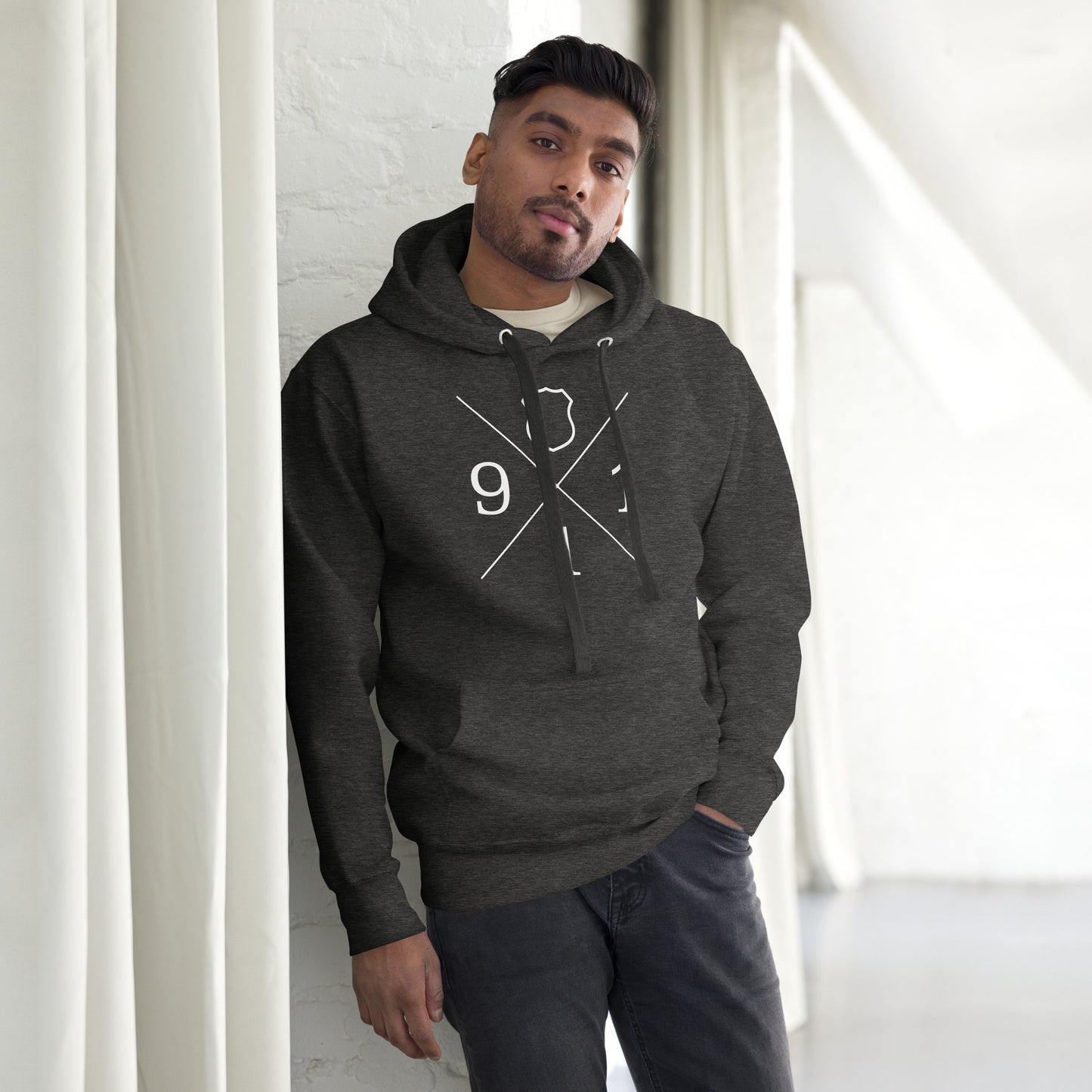 Police and Law Enforcement Badge 911 Hoodie