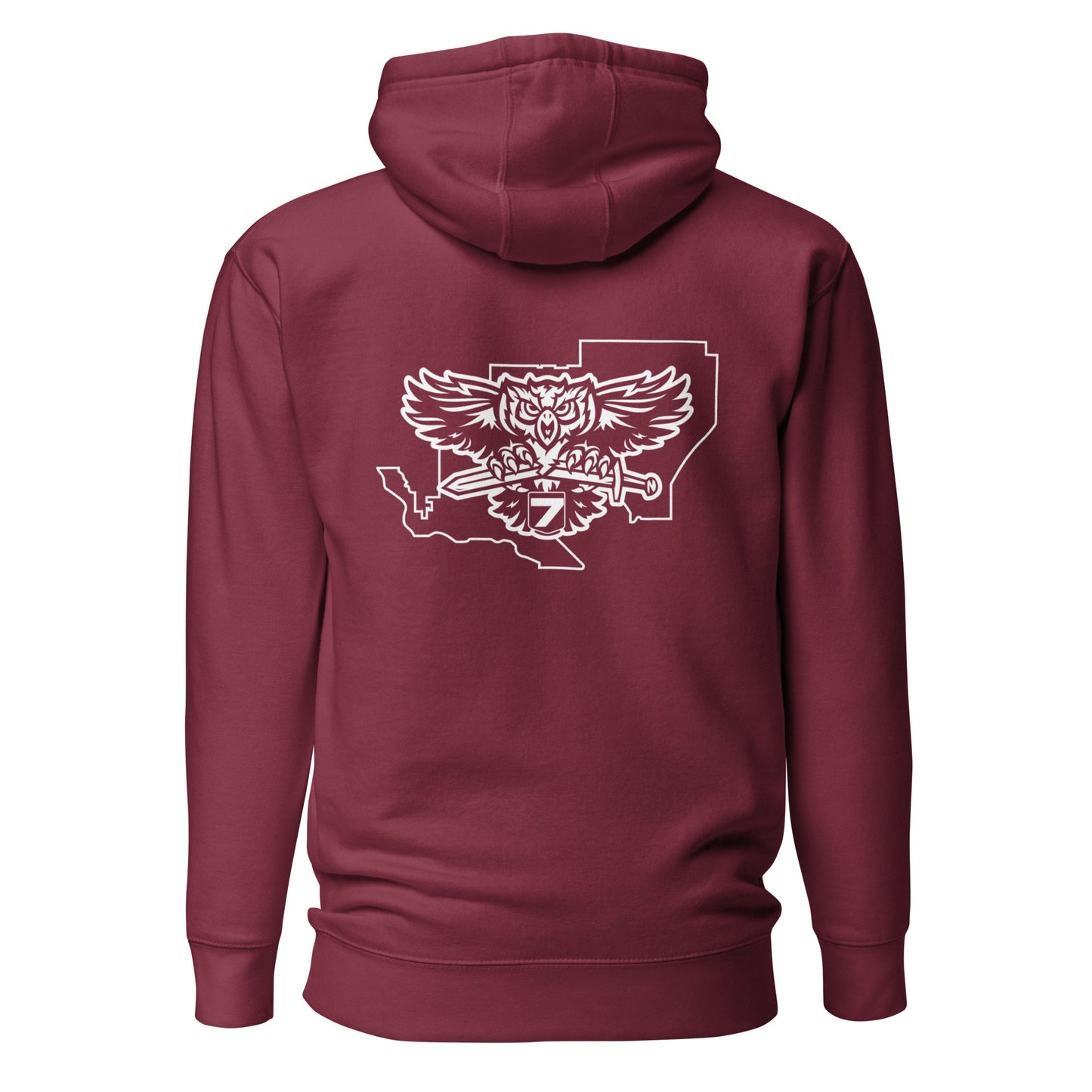 District 7 Front & Back Hoodie