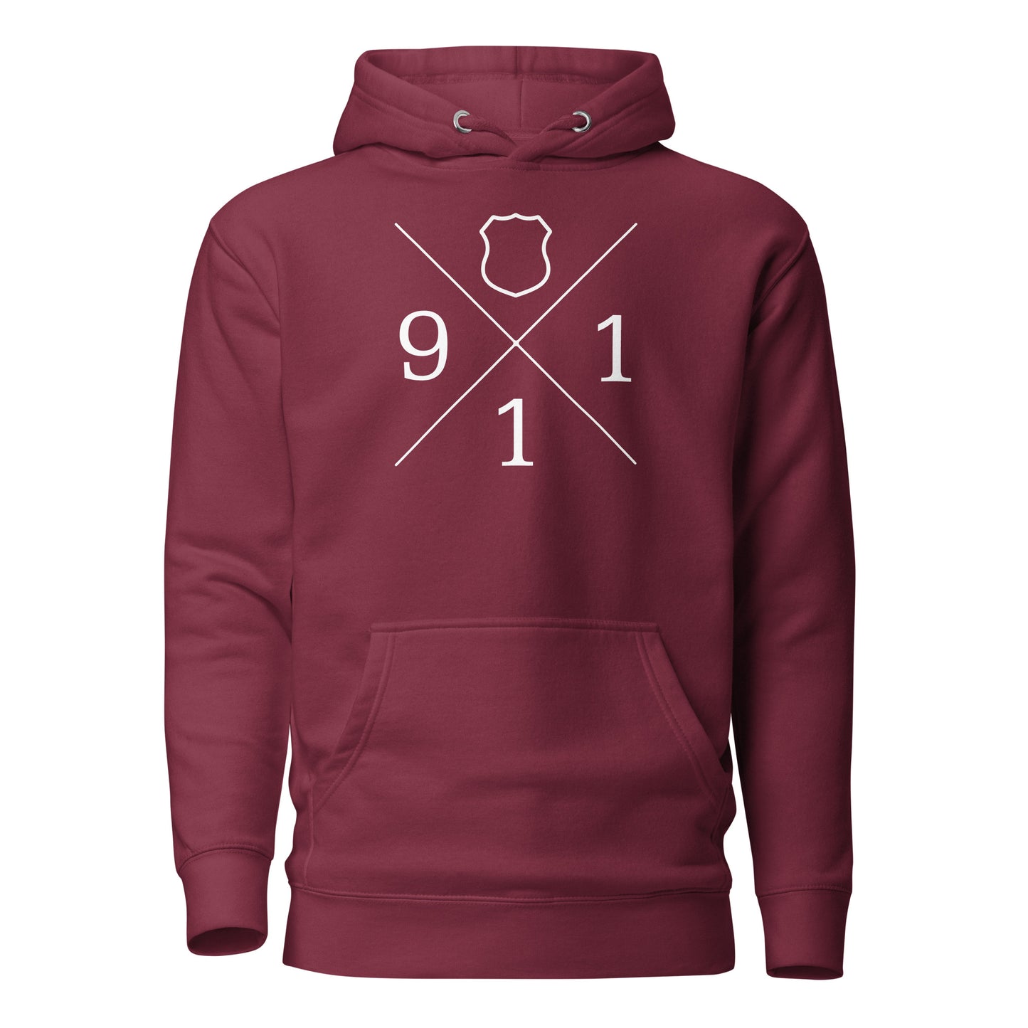 Police and Law Enforcement Badge 911 Unisex Hoodie