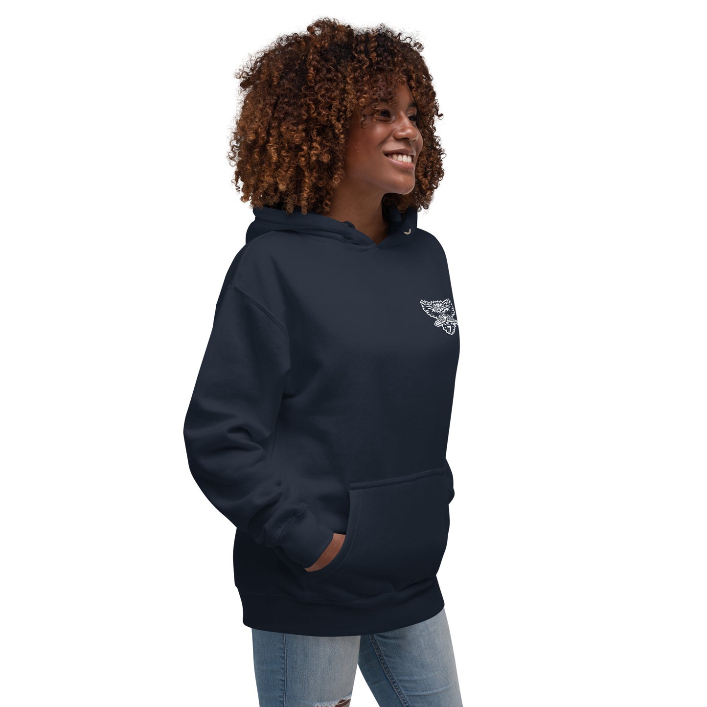 District 7 Front & Back Hoodie