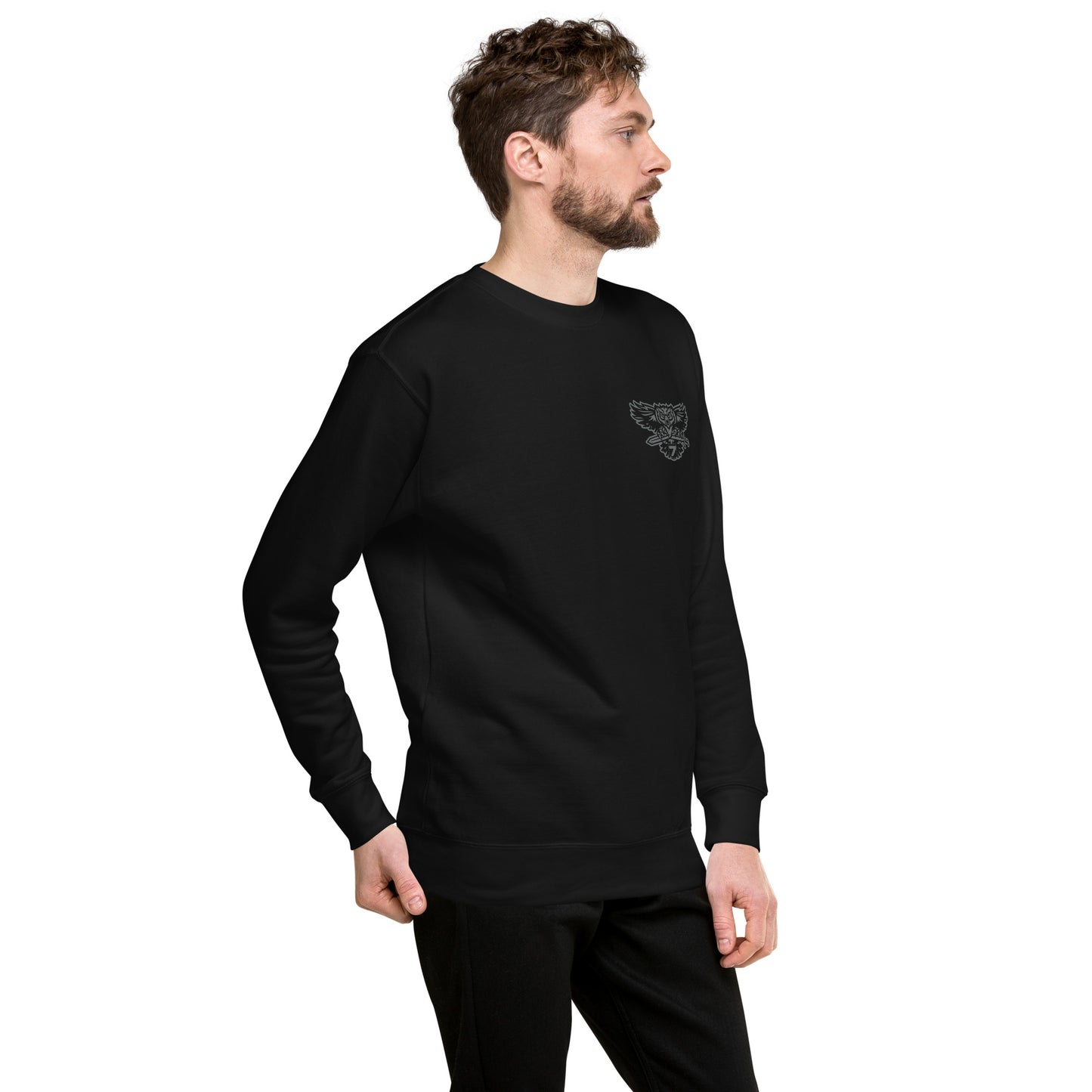 Cotton Heritage Front Print District 7 Slimfit Sweatshirt