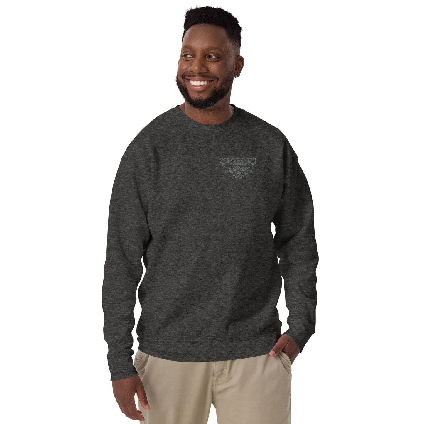 Cotton Heritage Front Print District 7 Slimfit Sweatshirt