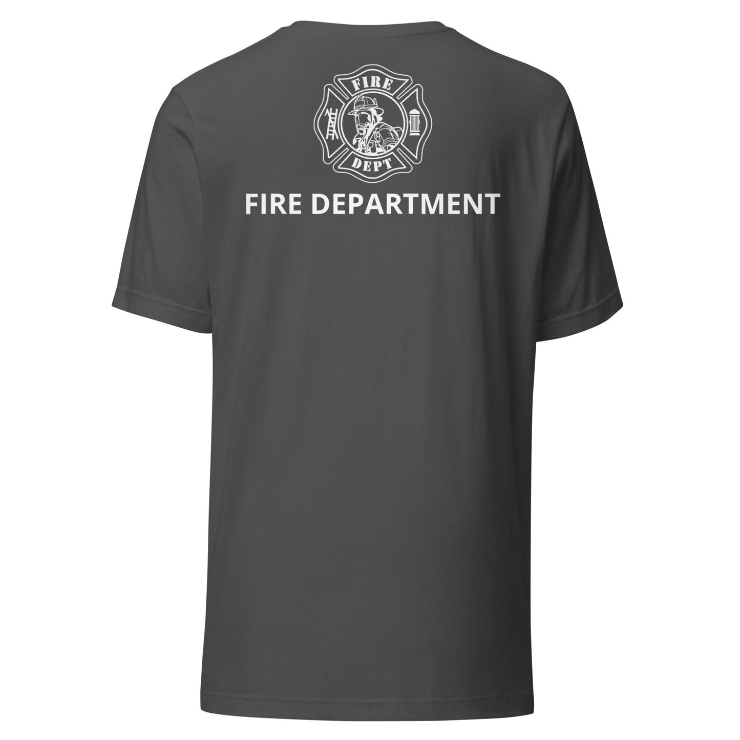 Fire Department Maltese Cross Front and Back Unisex Premium T-shirt