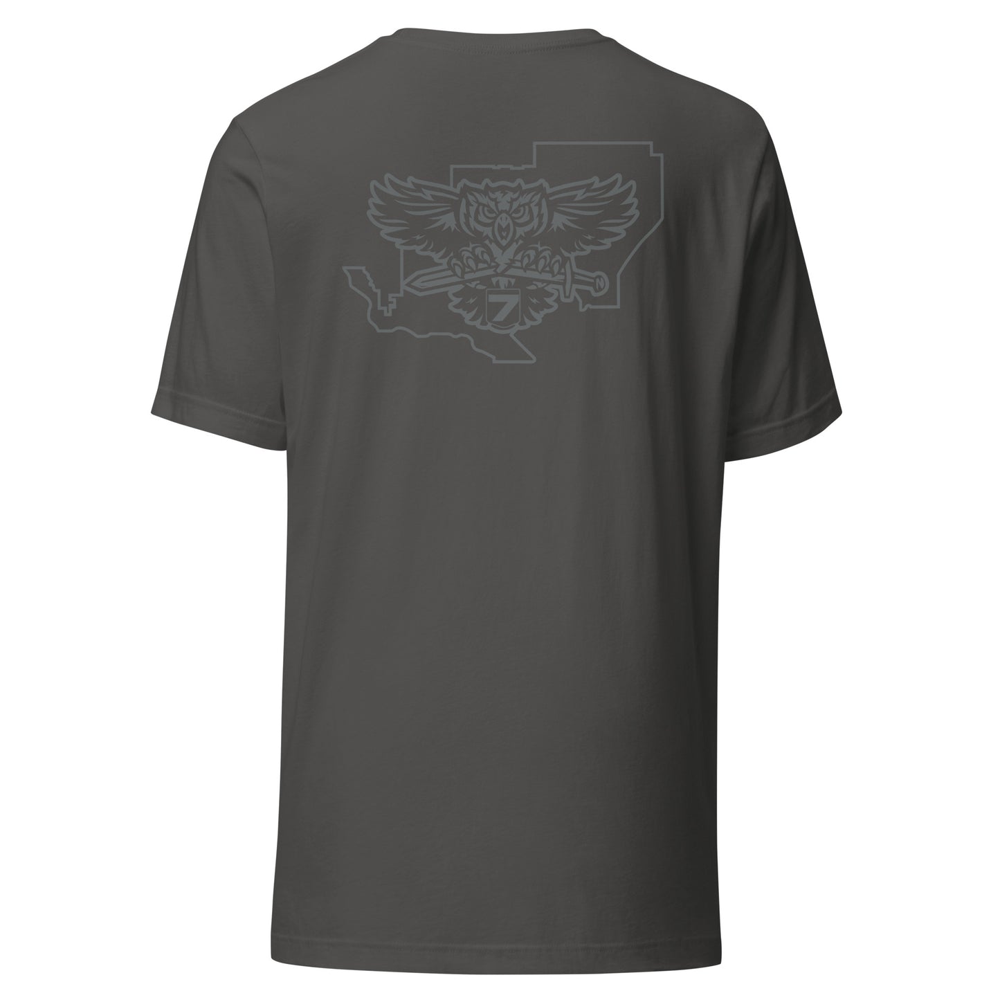 Bella & Canvas Premium Front & Back Print Subdued District 7 TShirt