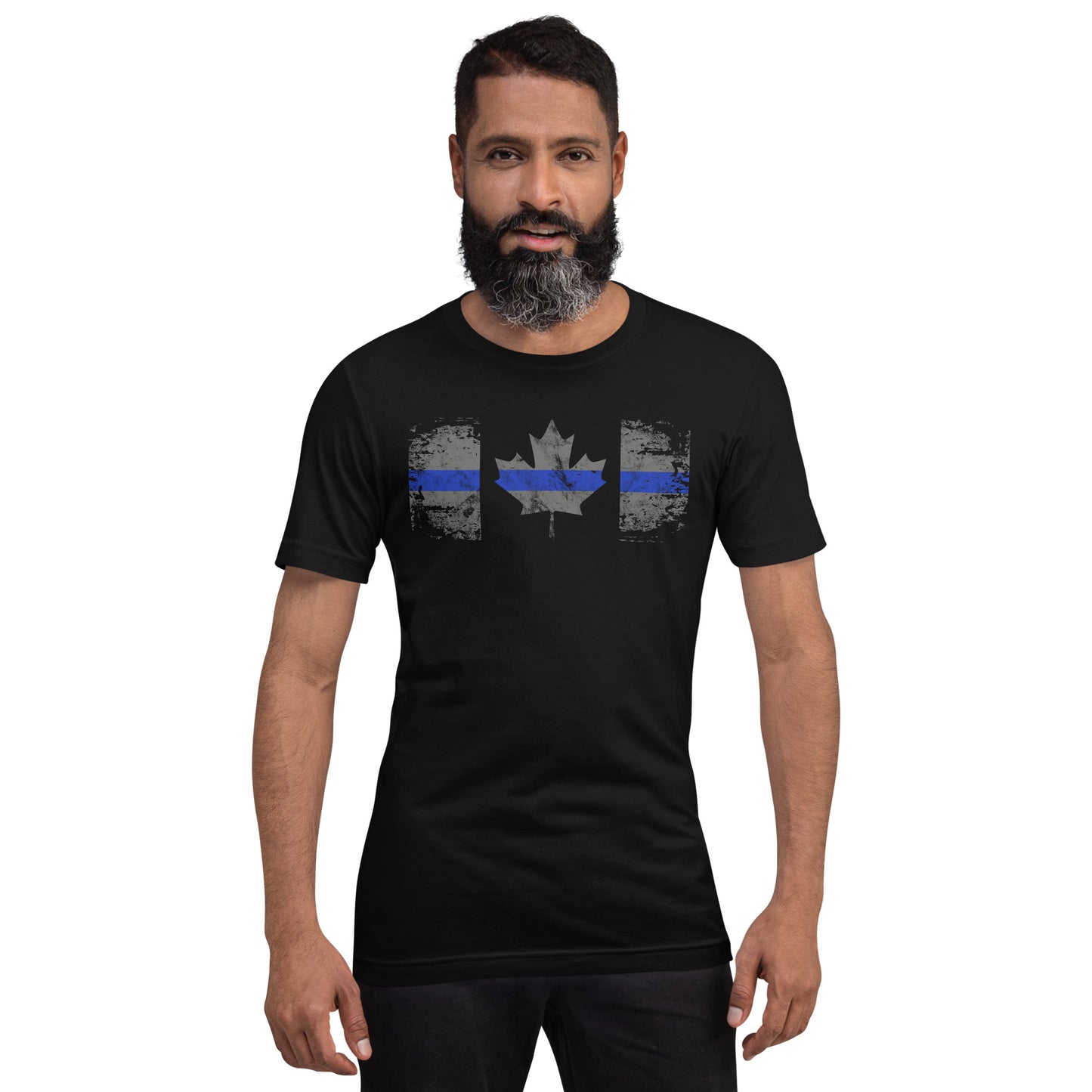 Canadian Thin Blue Line Unisex Premium T-Shirt-911 Duty Gear Canada-911 Duty Gear Canada