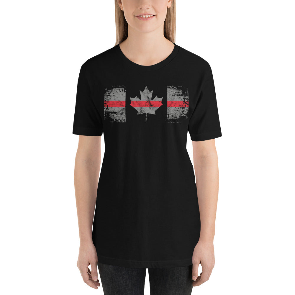 Canadian Thin Red Line Unisex Premium T-Shirt-911 Duty Gear Canada-911 Duty Gear Canada