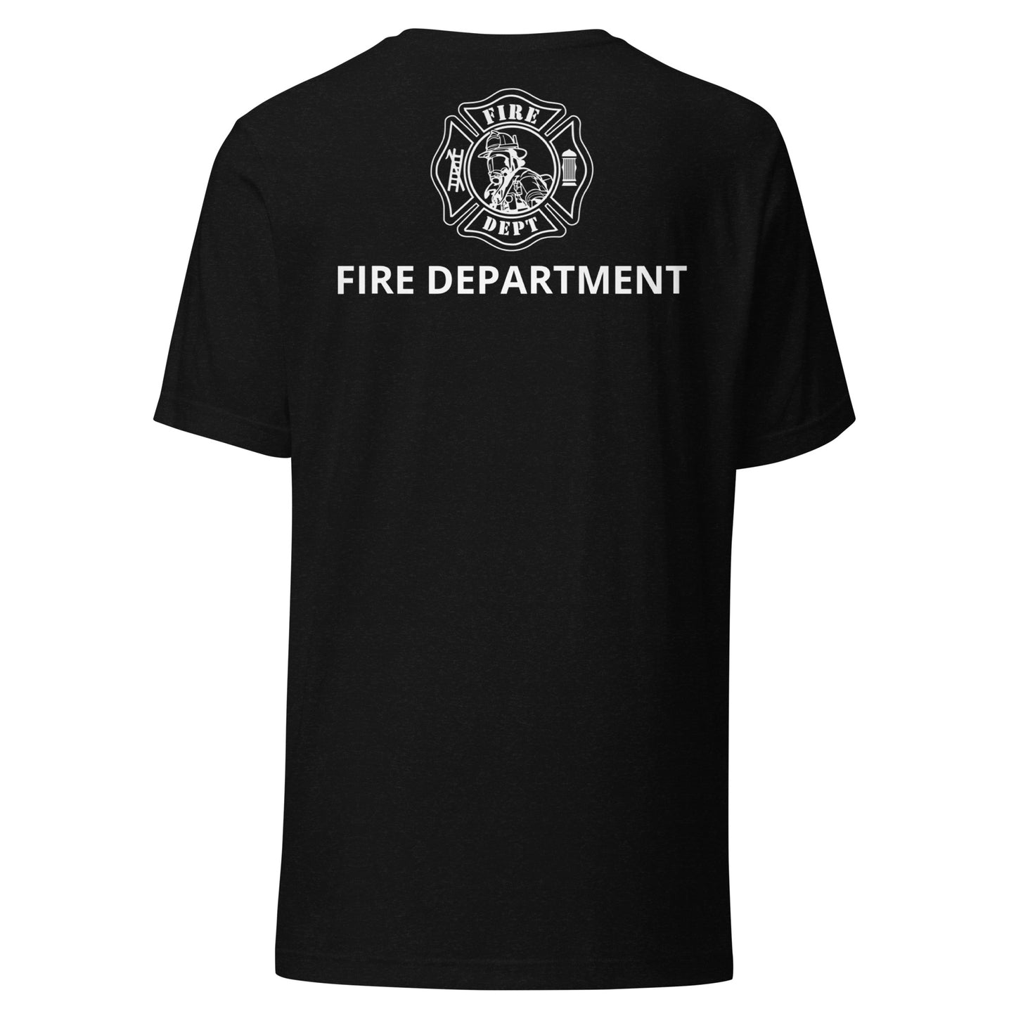 Fire Department Maltese Cross Front and Back Unisex Premium T-shirt