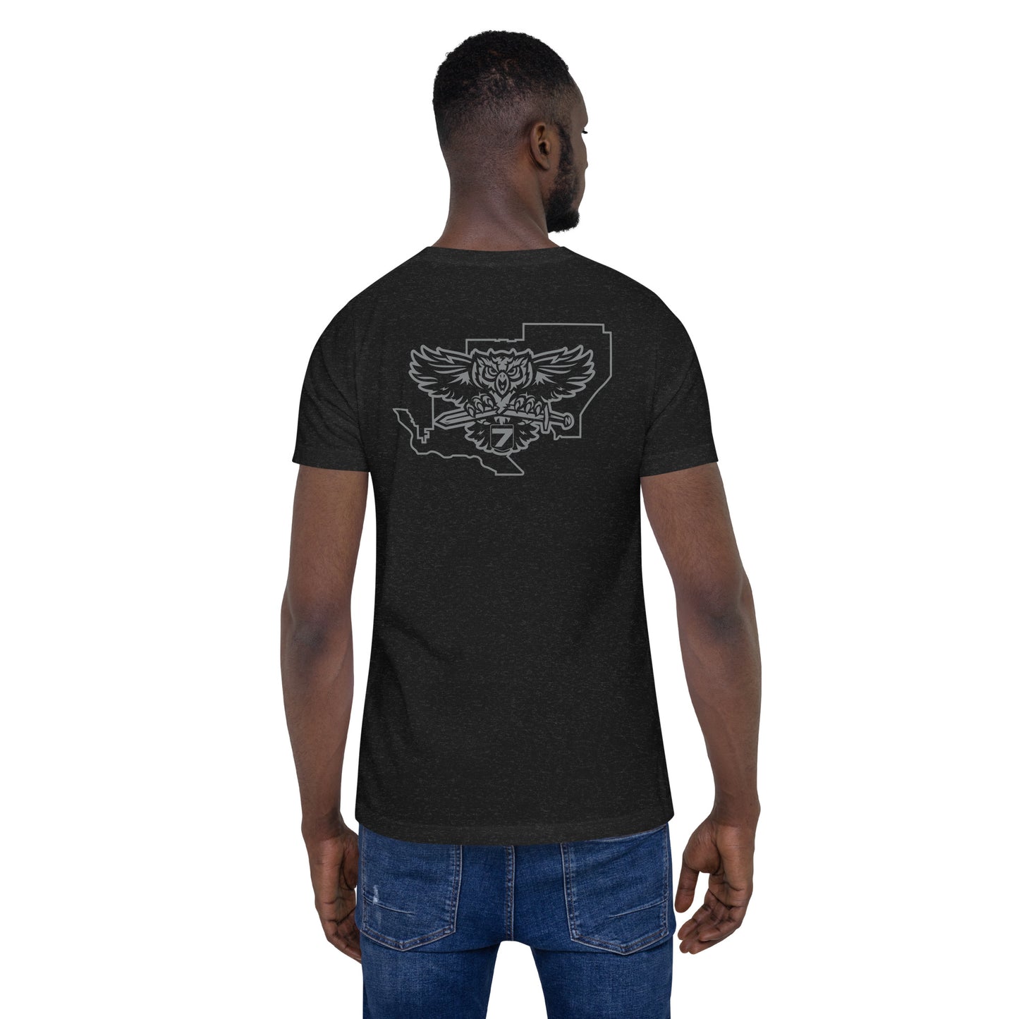 Bella & Canvas Premium Front & Back Print Subdued District 7 TShirt