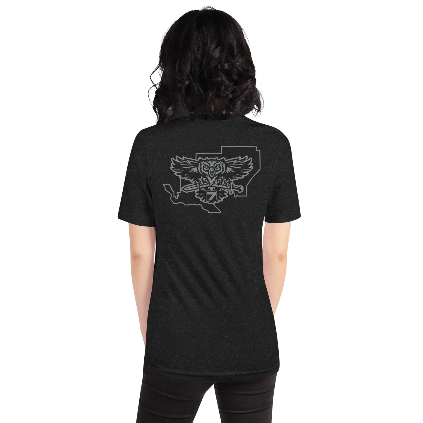 Bella & Canvas Premium Front & Back Print Subdued District 7 TShirt