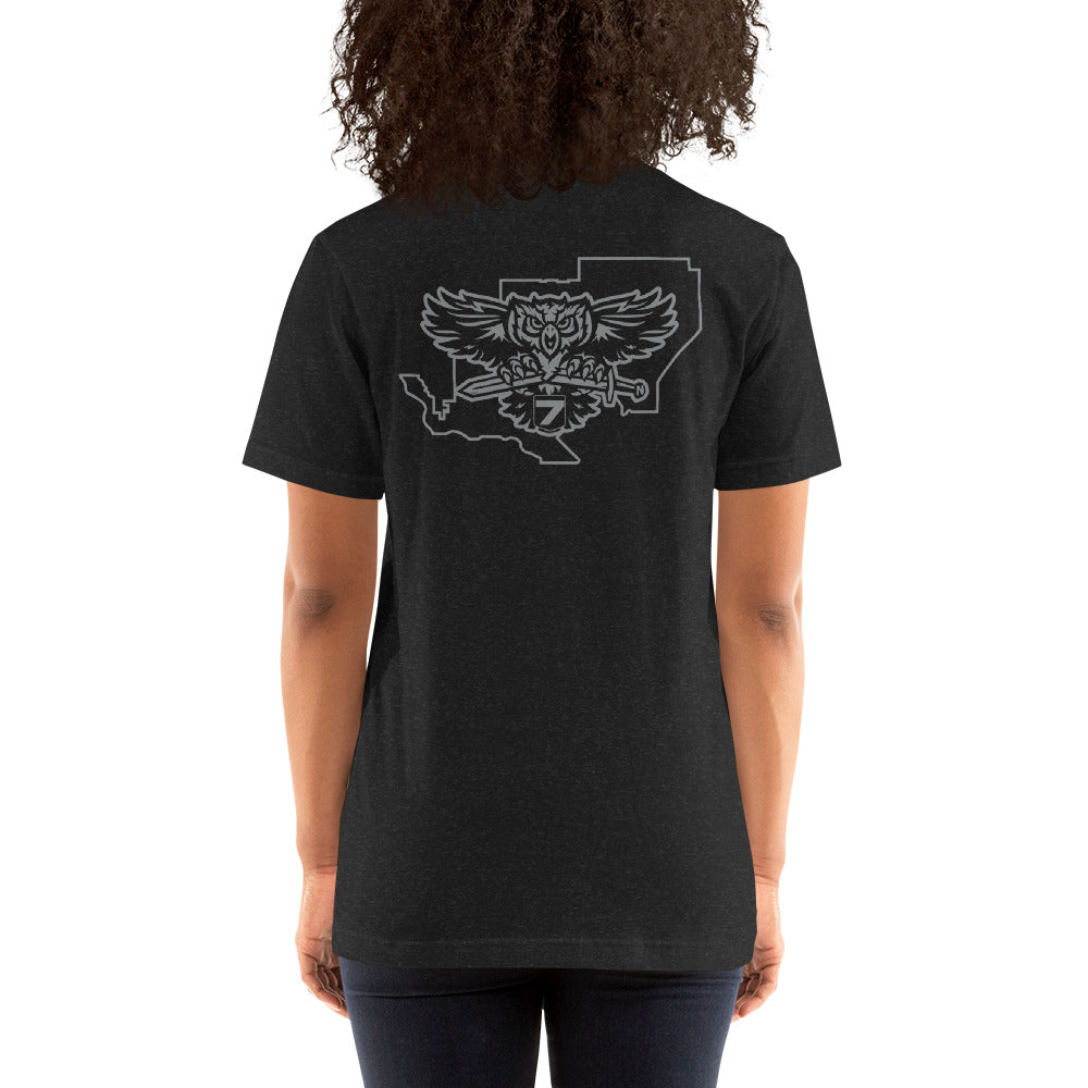 Bella & Canvas Premium Front & Back Print Subdued District 7 TShirt