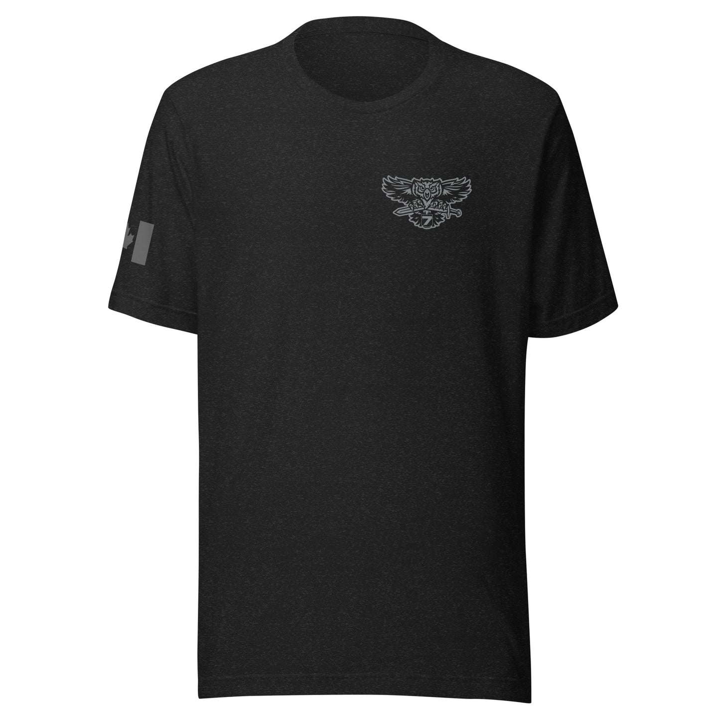 Bella & Canvas Premium Front & Sleeve Print Subdued District 7 TShirt