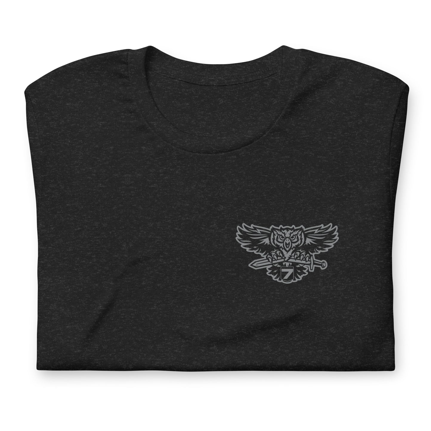 Bella & Canvas Premium Front & Sleeve Print Subdued District 7 TShirt