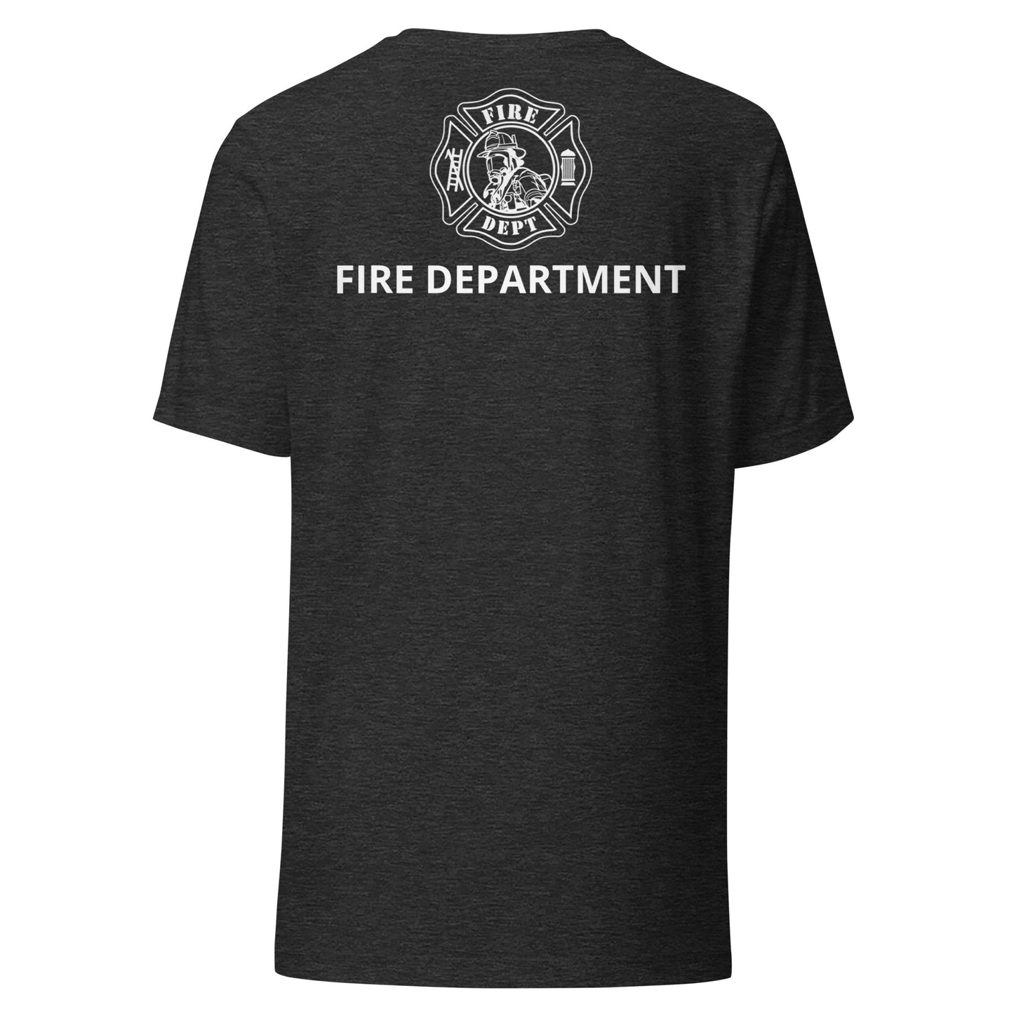 Fire Department Maltese Cross Front and Back Unisex Premium T-shirt
