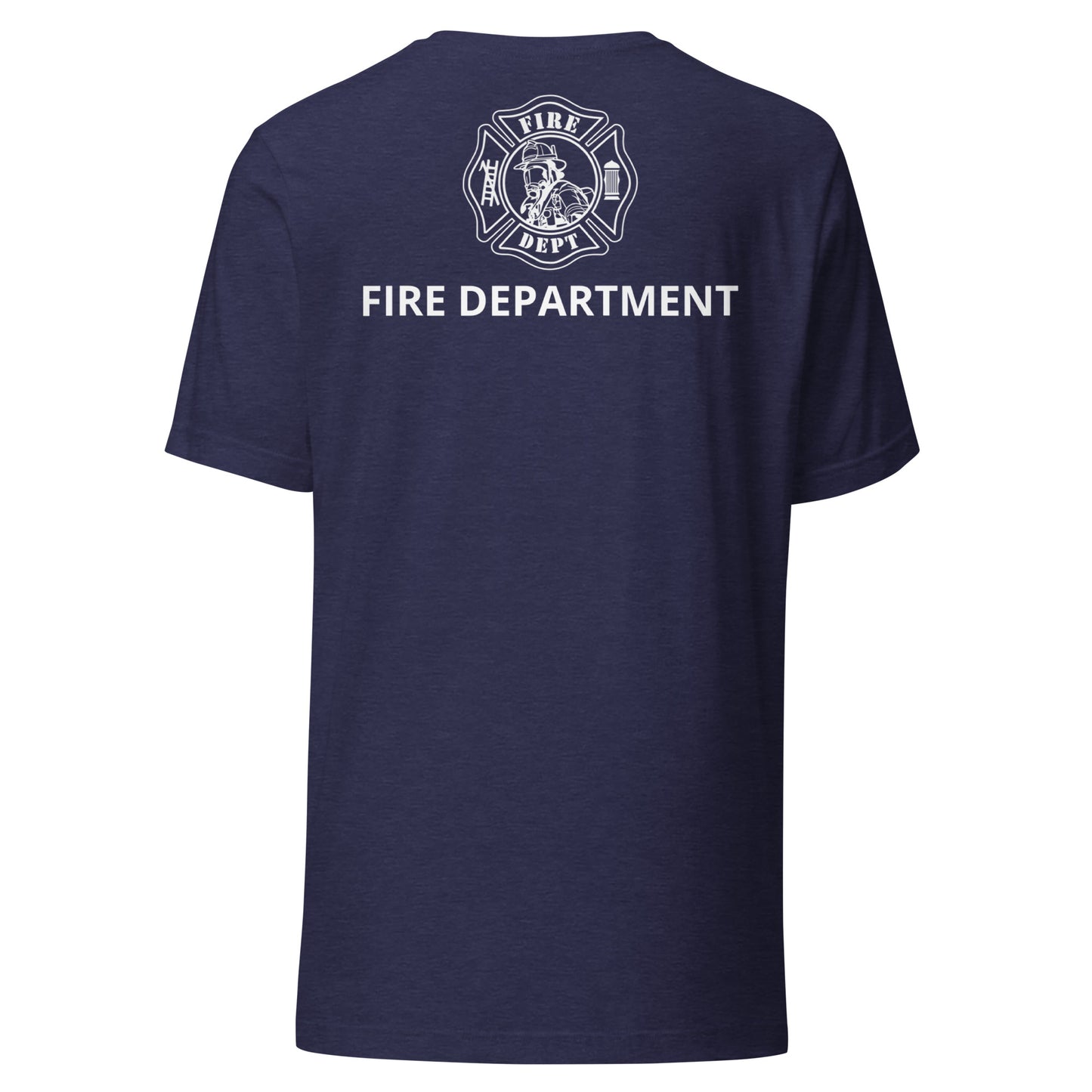 Fire Department Maltese Cross Front and Back Unisex Premium T-shirt