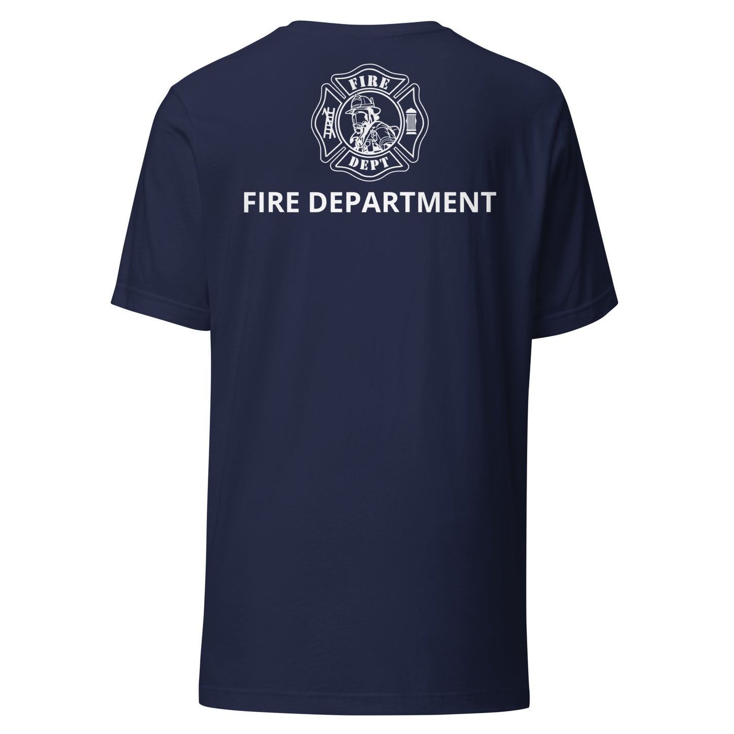 Fire Department Maltese Cross Front and Back Unisex Premium T-shirt