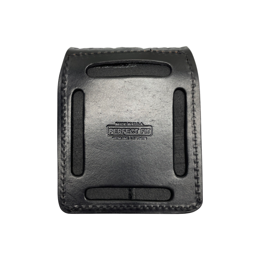 Leather Large Closed Top Magazine Pouch - Universal Double Stacked Mags