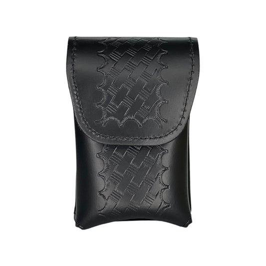 Pager/ Glove Holder Basketweave Leather