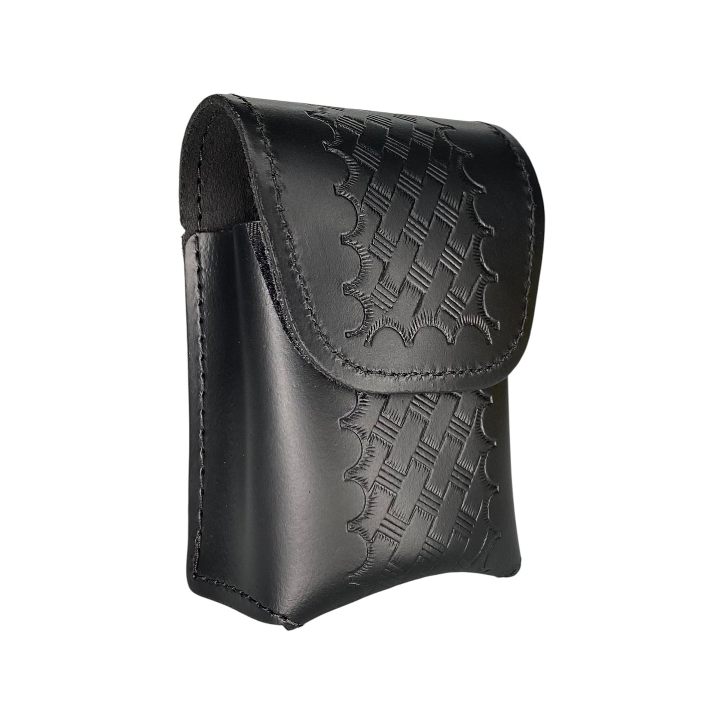 Pager/ Glove Holder Basketweave Leather
