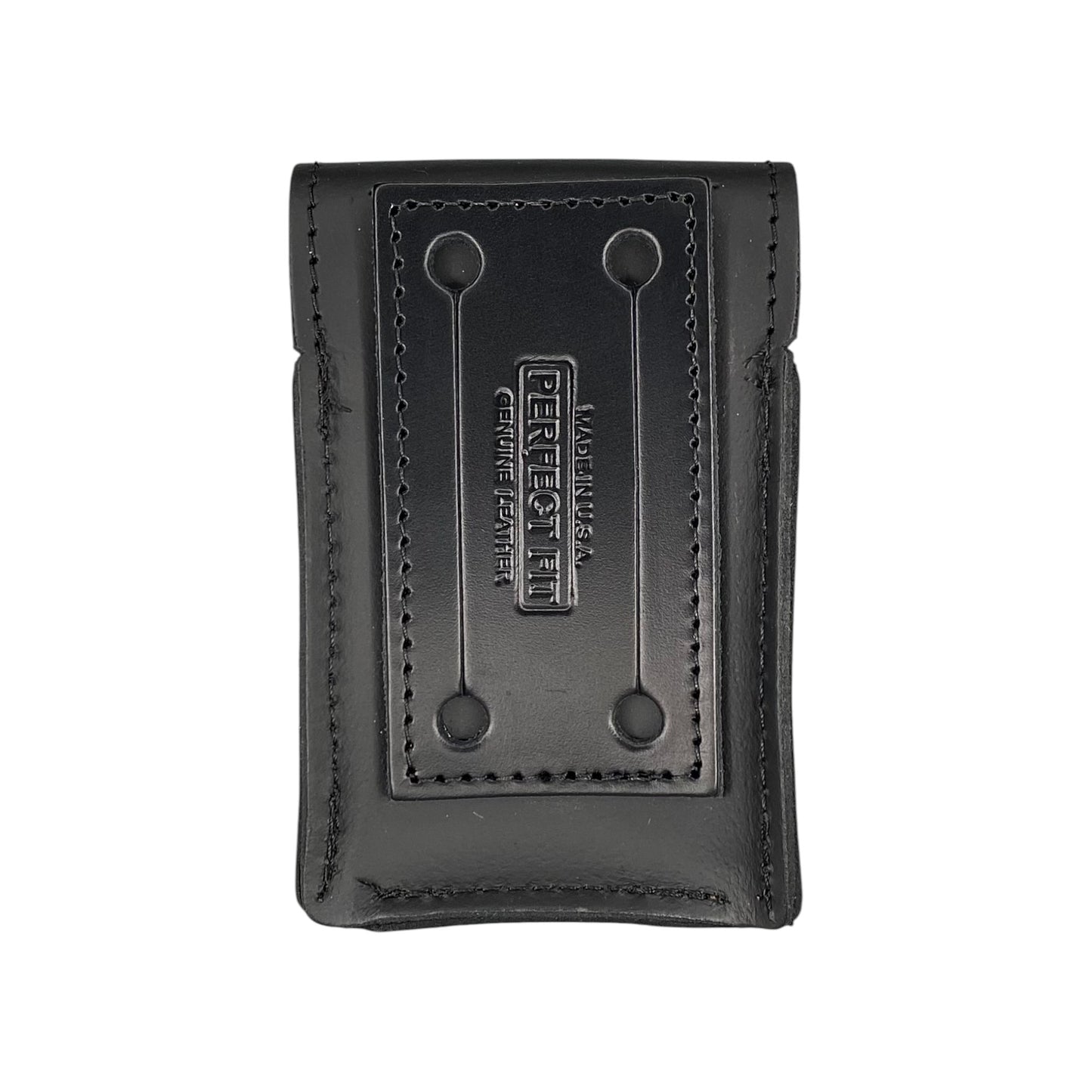 Pager/ Glove Holder Basketweave Leather