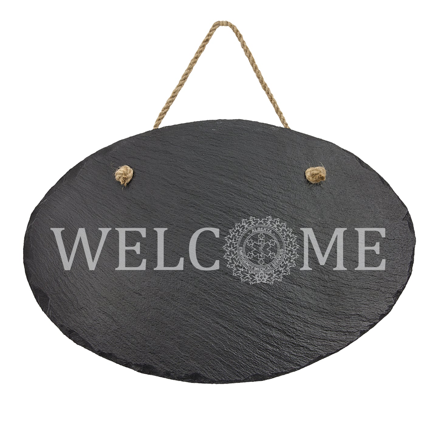 AHS EMS Rectangle Hanging Slate Decor