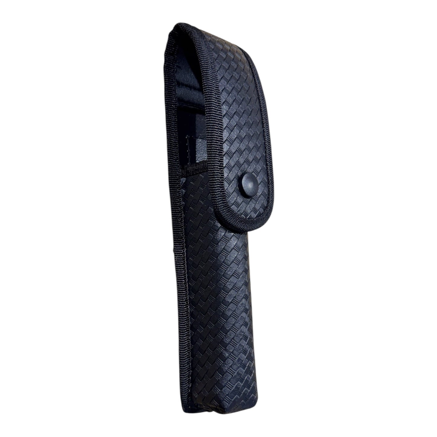 RETRACTABLE BATON POUCH , ASP 9 1/2 (26) WITH FLAP "BASKETWEAVE"