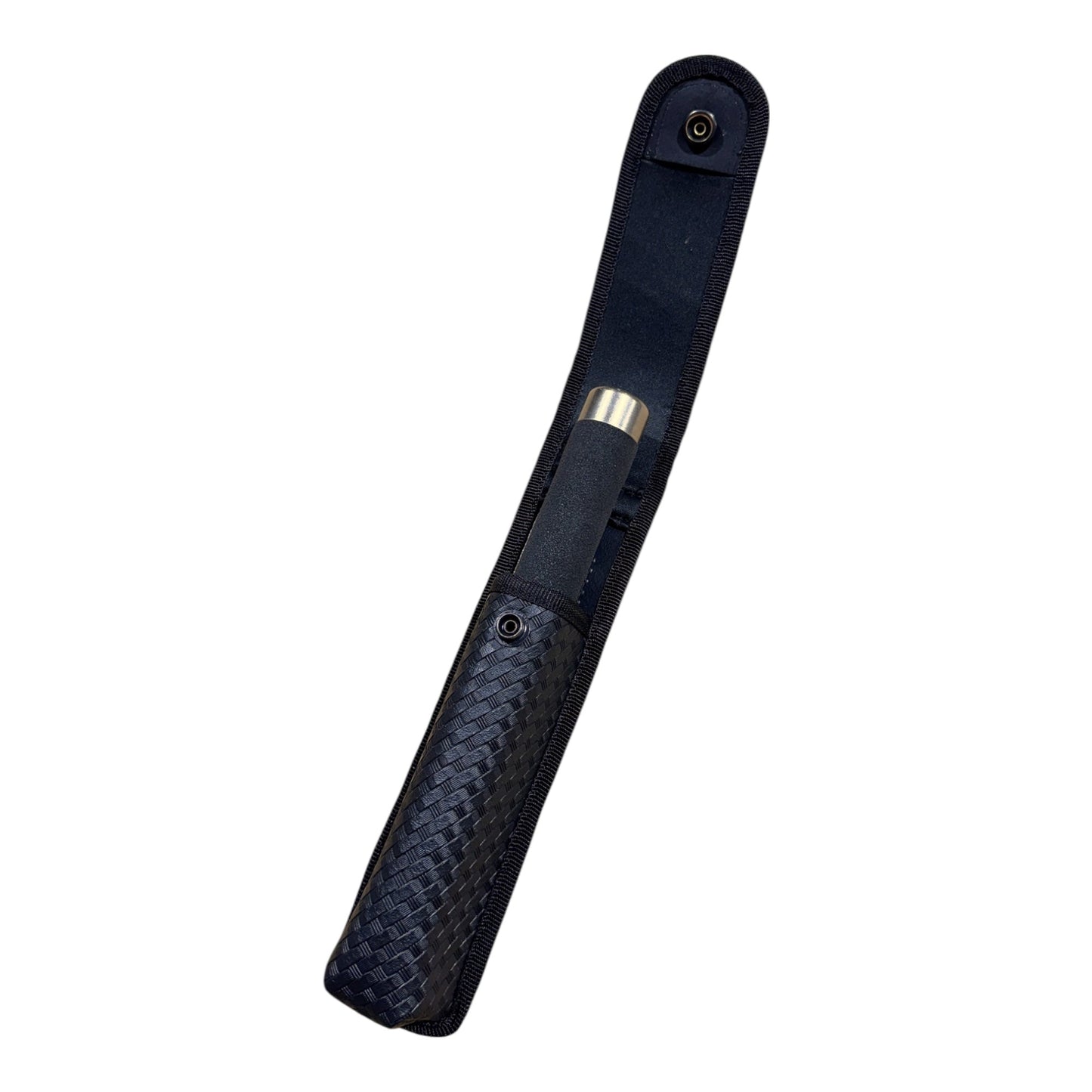 RETRACTABLE BATON POUCH , ASP 9 1/2 (26) WITH FLAP "BASKETWEAVE"