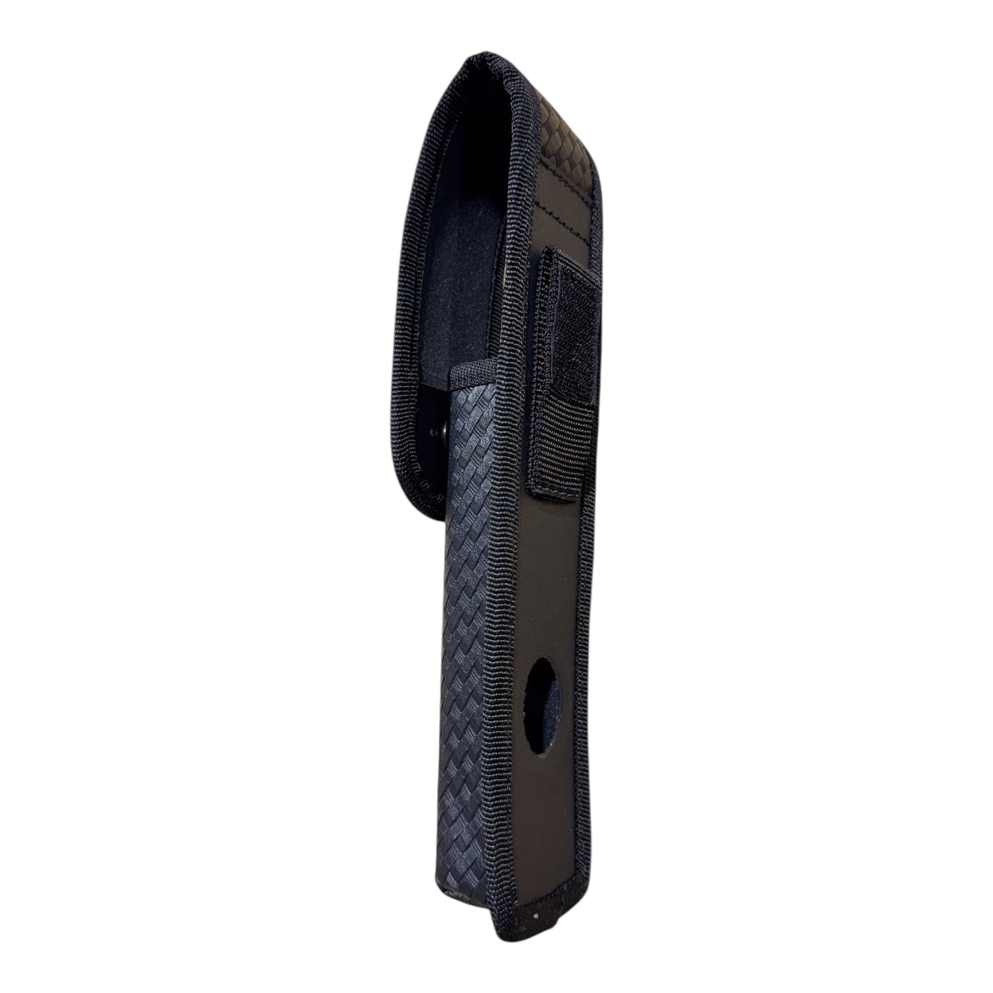 RETRACTABLE BATON POUCH , ASP 9 1/2 (26) WITH FLAP "BASKETWEAVE"
