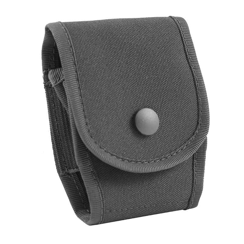 MOLLE LOC-STICK COMPACT HANDCUFF POUCH W/ VELCRO FLAP AND SNAP CLOSURE ...