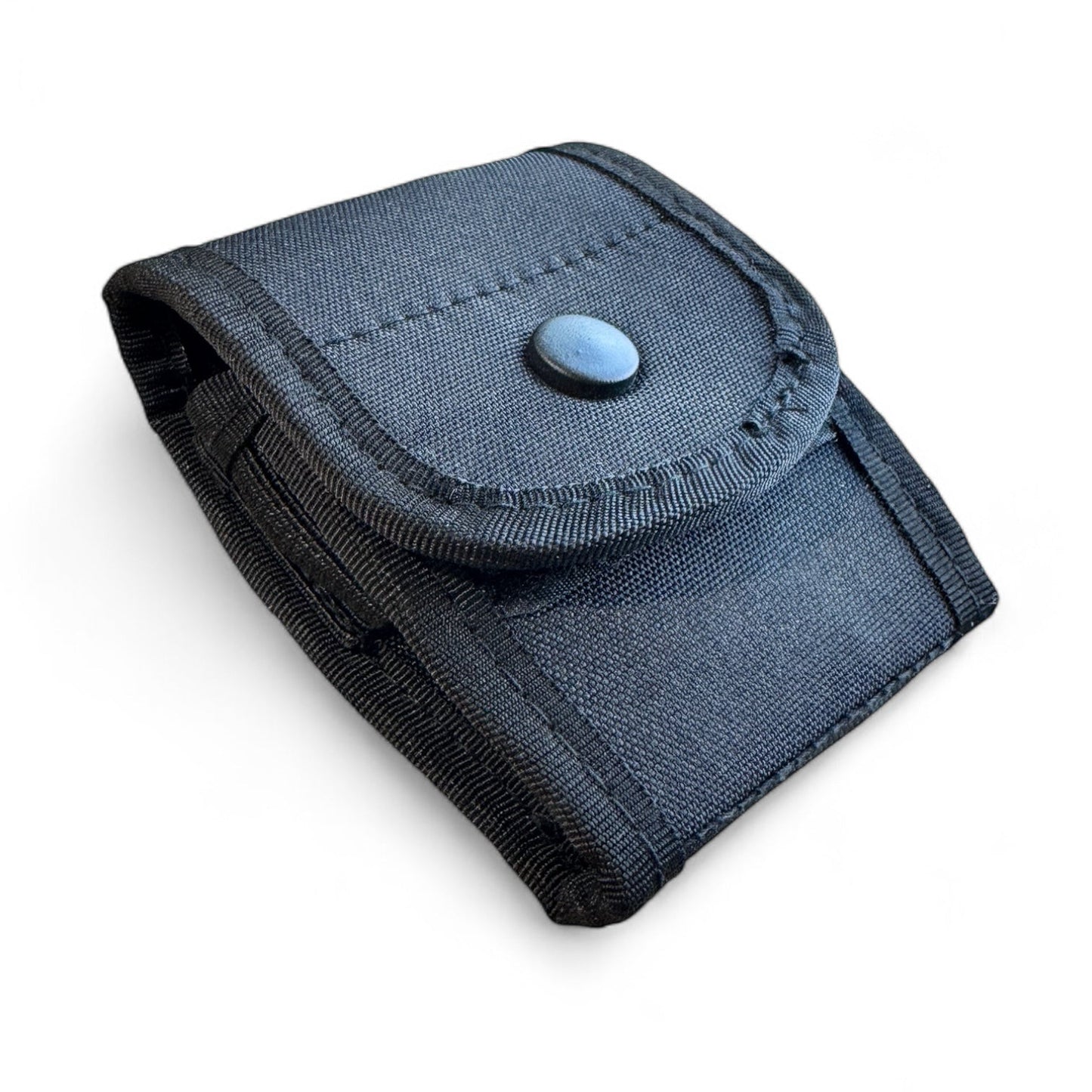 MOLLE LOC-STICK COMPACT HANDCUFF POUCH W/ VELCRO FLAP AND SNAP CLOSURE