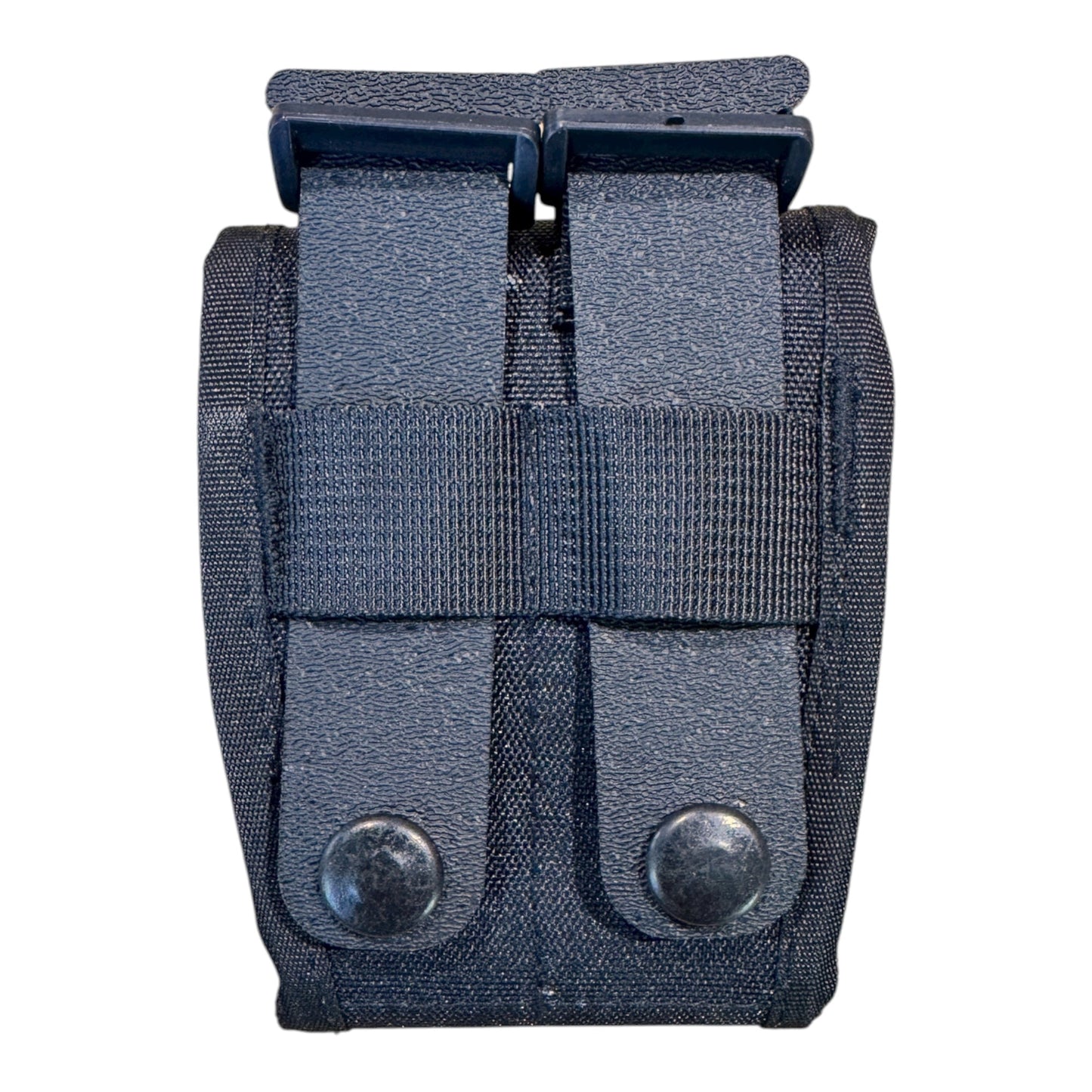 MOLLE LOC-STICK COMPACT HANDCUFF POUCH W/ VELCRO FLAP AND SNAP CLOSURE