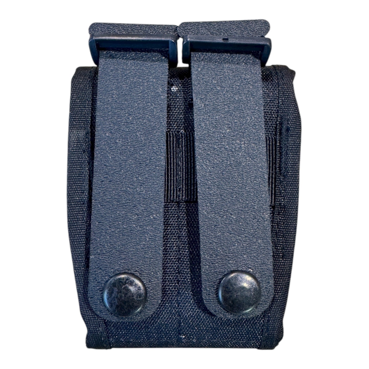 MOLLE LOC-STICK COMPACT HANDCUFF POUCH W/ VELCRO FLAP AND SNAP CLOSURE