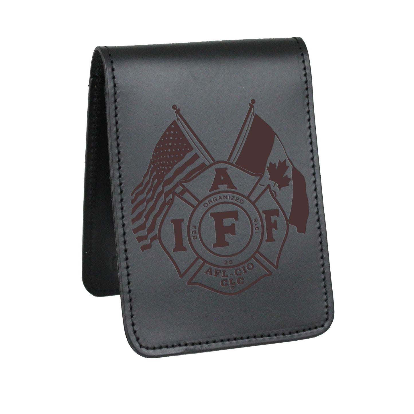 IAFF Canada and USA Flags Notebook Cover