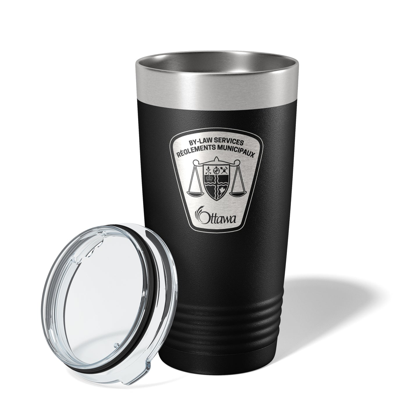 Ottawa Bylaw Services Black Vacuum Insulated Tumbler