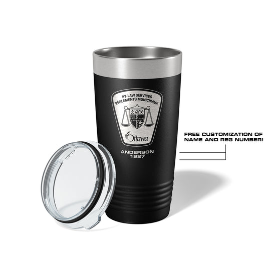 Ottawa Bylaw Services Black Vacuum Insulated Tumbler