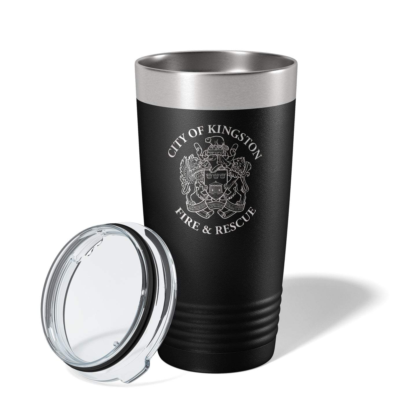Kingston Fire & Rescue Black Vacuum Insulated Tumbler