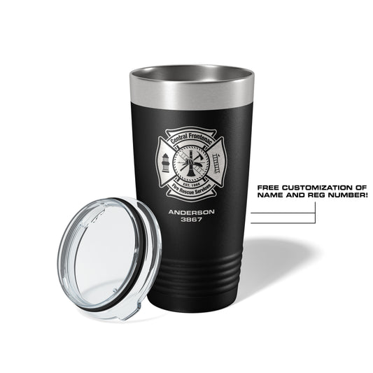 Central Frontenac Fire Rescue Black Vacuum Insulated Tumbler