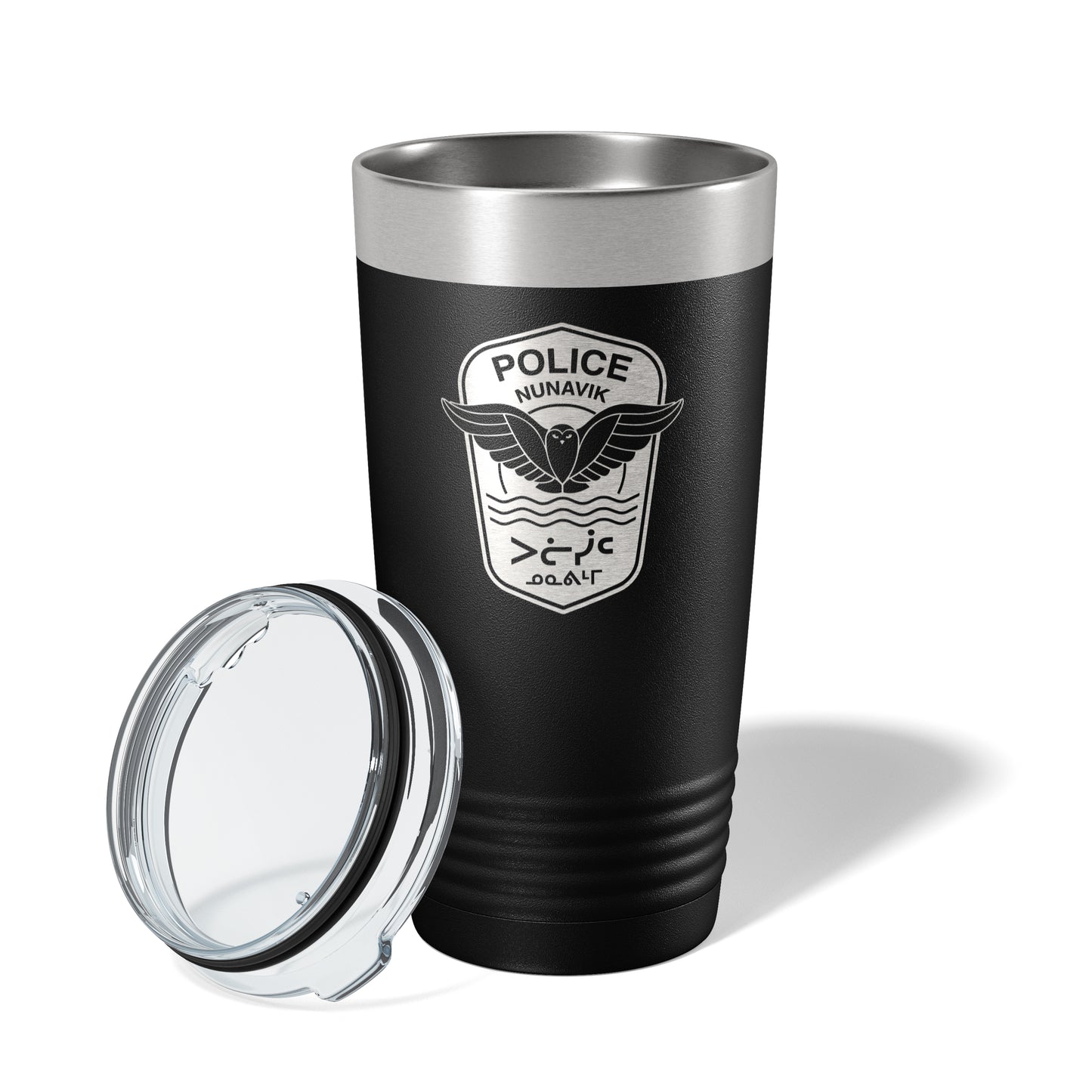 Nunavik Police Black Vacuum Insulated Tumbler