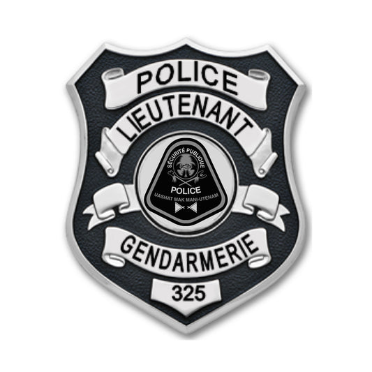 Lieutenant Gendarmerie Badge SPUM - Smith & Warren