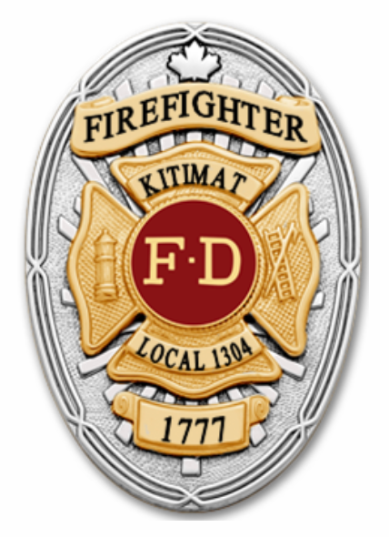 Kitimat Fire Badge - Smith and Warren F270_B48A