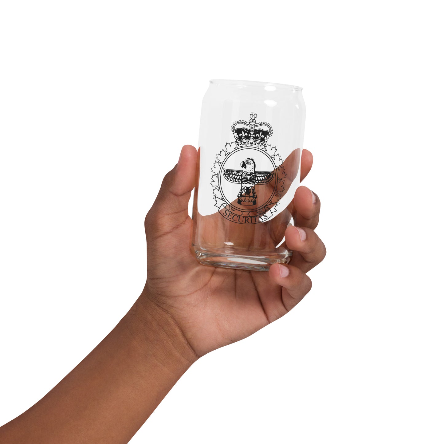 Military Police Can-shaped Glass