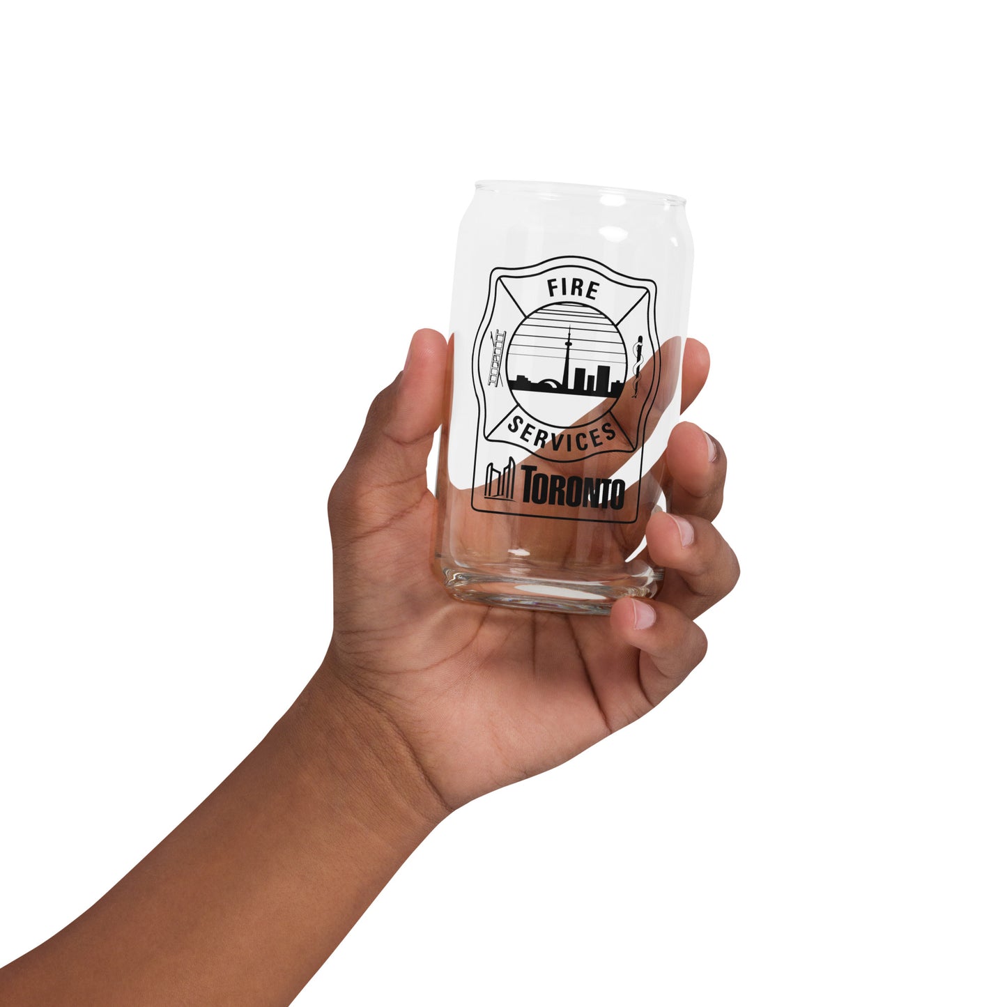 Toronto Fire Can-shaped Glass