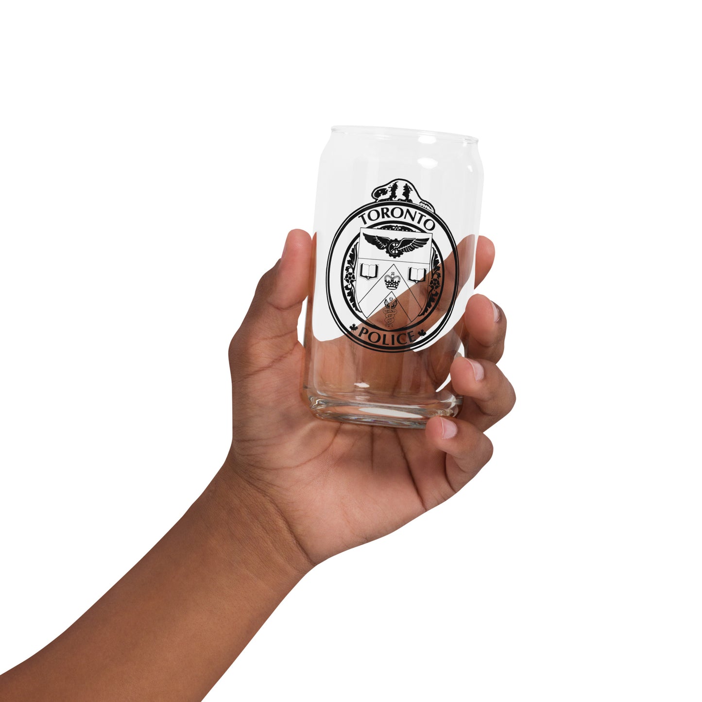Toronto Police Can-shaped Glass