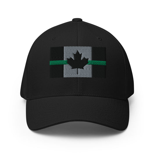 Thin Green Line Canadian Flag Flexfit Hat