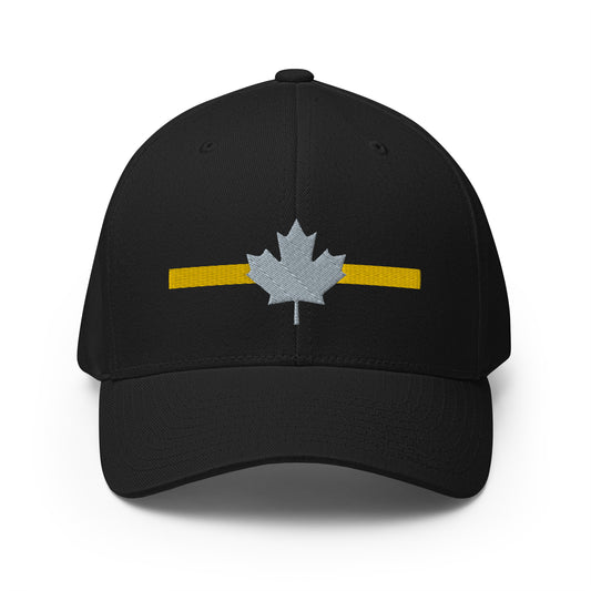 Canadian Thin Gold Line Flexfit Hat