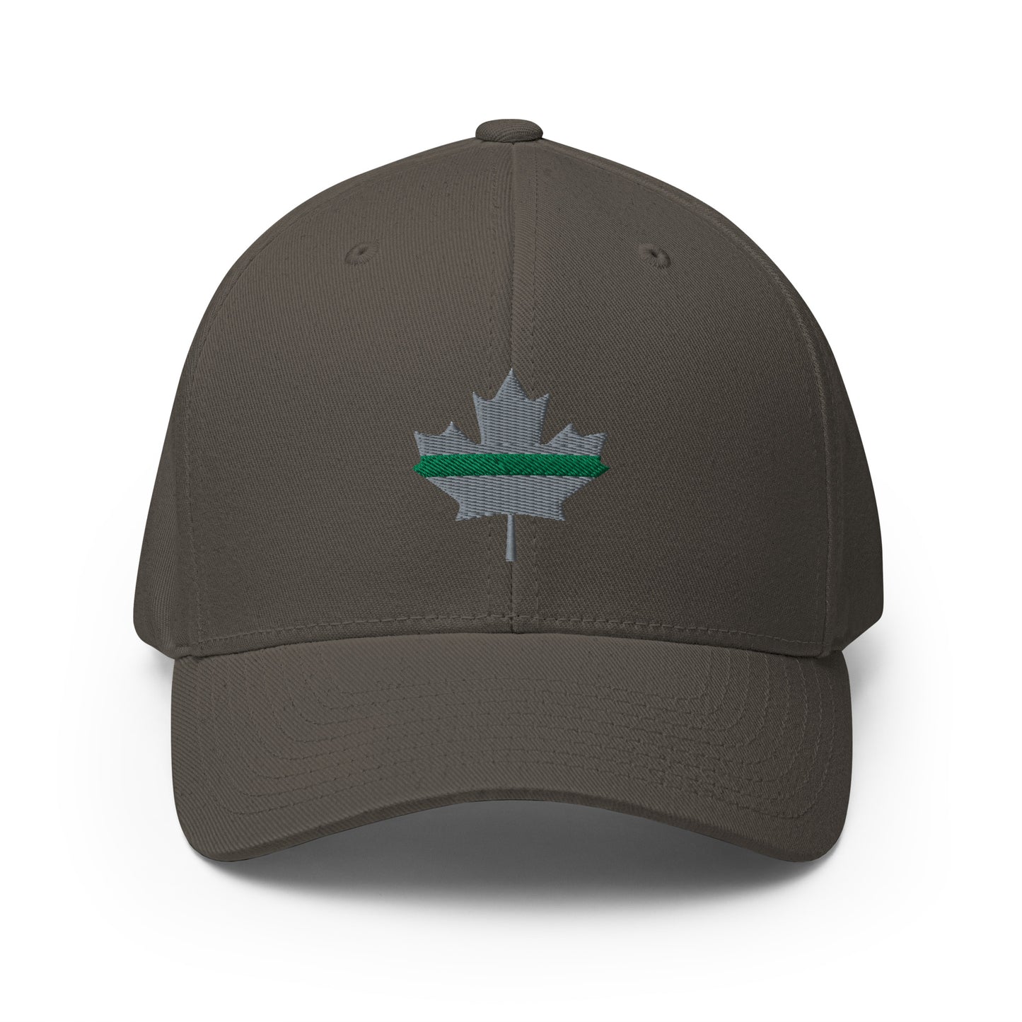 Thin Green Line Subdued Maple Leaf Flexfit Hat