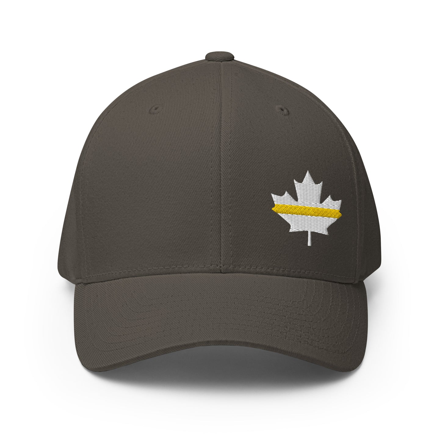 Thin Gold Line Maple Leaf Flexfit Hat