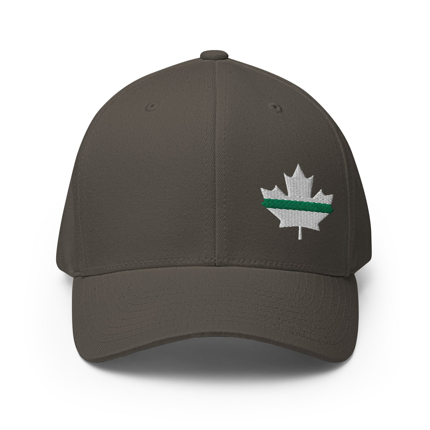 Thin Green Line Maple Leaf Flexfit Hat